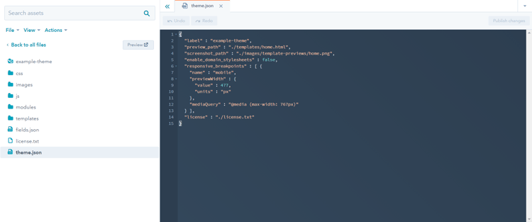 HubSpot CMS File Structure